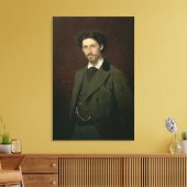 Portret Ilya Efimovich Repin, 1876 Canvas Afdruk (Insitu (Woonkamer))