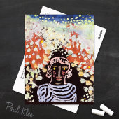 Portret in de tuin Paul Klee Briefkaart