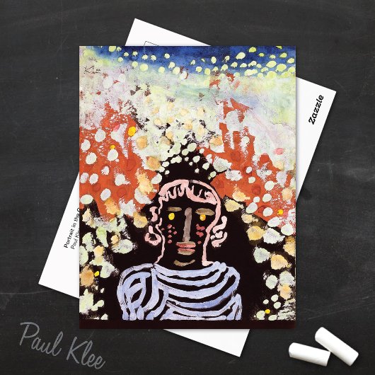 Portret in de tuin Paul Klee Briefkaart