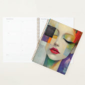Portret in Kleurblok Surrealisme  Planner (Display)
