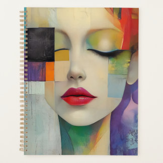 Portret in Kleurblok Surrealisme Planner