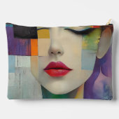 Portret in kleurenblok Surrealisme Etui (Achterkant)