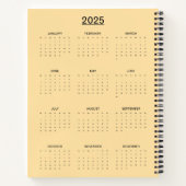 Portret in kleurenblok Surrealisme Notitieboek (Achterkant)