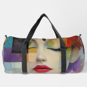 Portret in kleurenblok Surrealisme Plunjezak (Achterkant)