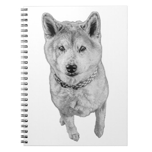 Portret in lijnen notitieboek (Voorkant)