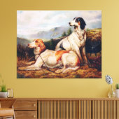 Portret  jachthonden canvas afdruk (Insitu (Woonkamer))