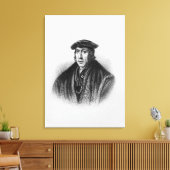 Portret John van 'Lodge's Britse portretten' Canvas Afdruk (Insitu (Woonkamer))