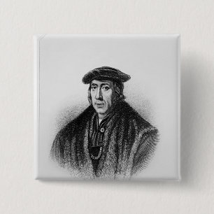 Portret John van 'Lodge's Britse portretten' Vierkante Button 5,1 Cm