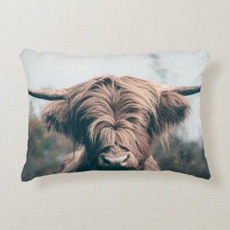 Portret koe Highland Accent Kussen