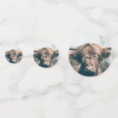 Portret koe Highland Confetti (Voorkanten)