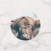 Portret koe Highland Confetti (Kleine voorkant)