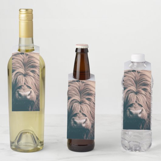 Portret koe Highland Flessenhanger (In situ)