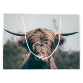 Portret koe Highland Groot Cadeauzakje (Achterkant)