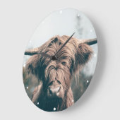 Portret koe Highland Grote Klok (Hoek)