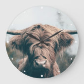 Portret koe Highland Grote Klok (Voorkant)