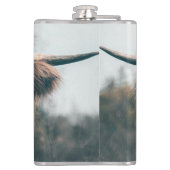 Portret koe Highland Heupfles (Achterkant)