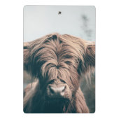 Portret koe Highland Mini Klembord (Achterkant)