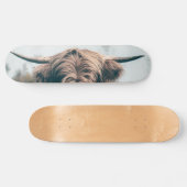 Portret koe Highland Persoonlijk Skateboard (Horizontaal)