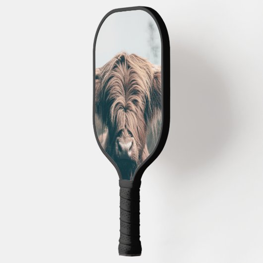 Portret koe Highland Pickleball Paddle (Links)