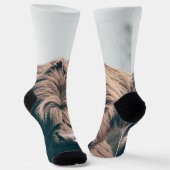 Portret koe Highland Sokken (Gebogen)