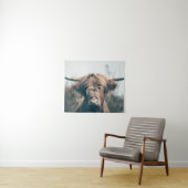 Portret koe Highland Wandkleed (In Situ (horizontaal))