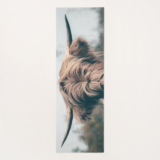Portret koe Highland Yogamat (Achterkant)