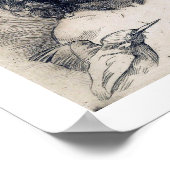 Portret (koperafdruk), Alphonse Mucha Poster (Hoek)