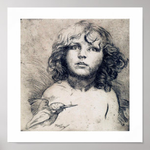 Portret (koperafdruk), Alphonse Mucha Poster