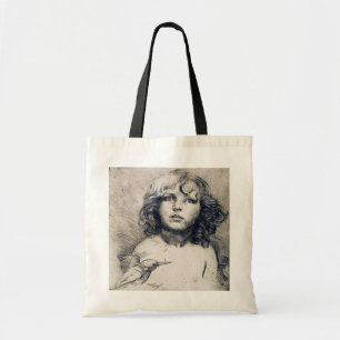 Portret (koperafdruk), Alphonse Mucha Tote Bag