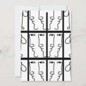 Portret kubist kaart (Voorkant)