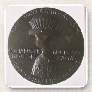 Portret-medaille met Gianfrancesco Gonzaga (13) Bier Onderzetter