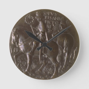 Portret medaille, omgekeerde afbeelding Gianfrance Ronde Klok
