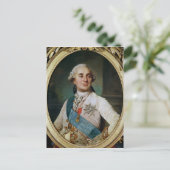 Portret Medallion van Louis XVI 1775 Briefkaart (Staand voorkant)