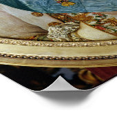 Portret Medallion van Louis XVI 1775 Poster (Hoek)