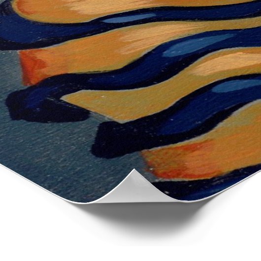 Portret met een Spiderling ART PRINT gothic rococo (Hoek)