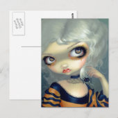 "Portret met een Spiderling-Briefkaart" Briefkaart (Voorkant / Achterkant)