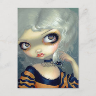 "Portret met een Spiderling-Briefkaart" Briefkaart