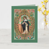 Portret met omhulling van het Roos van Lima (K 48) Kaart (Gele Bloem)