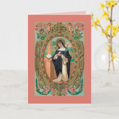 Portret met omhulling van het Roos van Lima (K 48) Kaart (Gele Bloem)