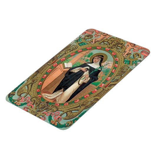 Portret met omhulling van het Roos van Lima (K 48) Magneet (Linkerzijde)