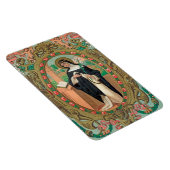 Portret met omhulling van het Roos van Lima (K 48) Magneet (Rechterzijde)