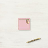 Portret met omhulling van het Roos van Lima (M 024 Post-it® Notes (Op bureau)