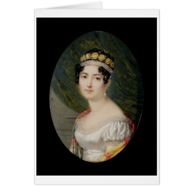 Portret Miniatuur van de Empress Josephine (1763- (Voorkant)