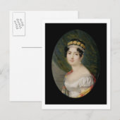 Portret Miniatuur van de Empress Josephine (1763- Briefkaart (Voorkant / Achterkant)