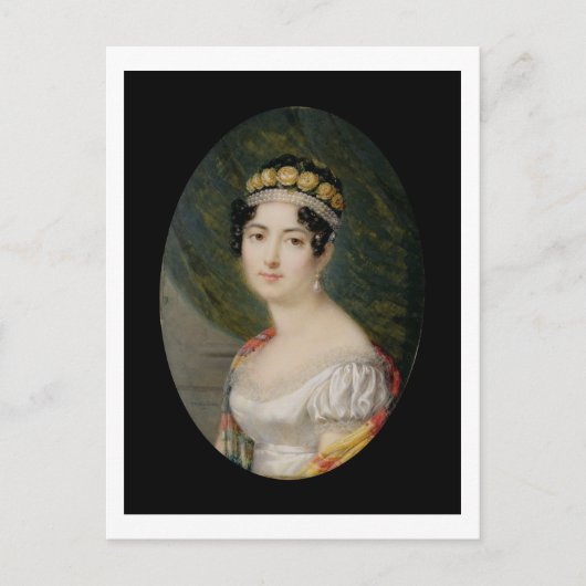 Portret Miniatuur van de Empress Josephine (1763- Briefkaart (Voorkant)