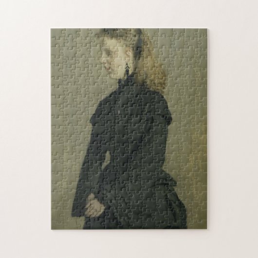 Portret Miss Guurtje van de Stadt Monet Fine Art Legpuzzel (Verticaal)