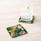 portret mode 1950 bier onderzetter (Rechterzijde)