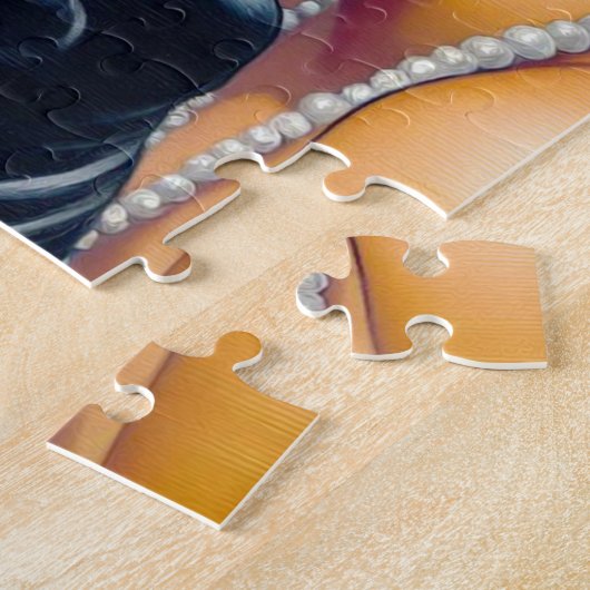 Portret Mooie Pin Up Legpuzzel (Zijkant)