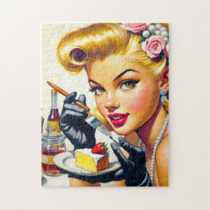Portret Mooie Pin Up Legpuzzel