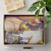 Portret Mooie Pin Up Tissuepapier (Geschenk)